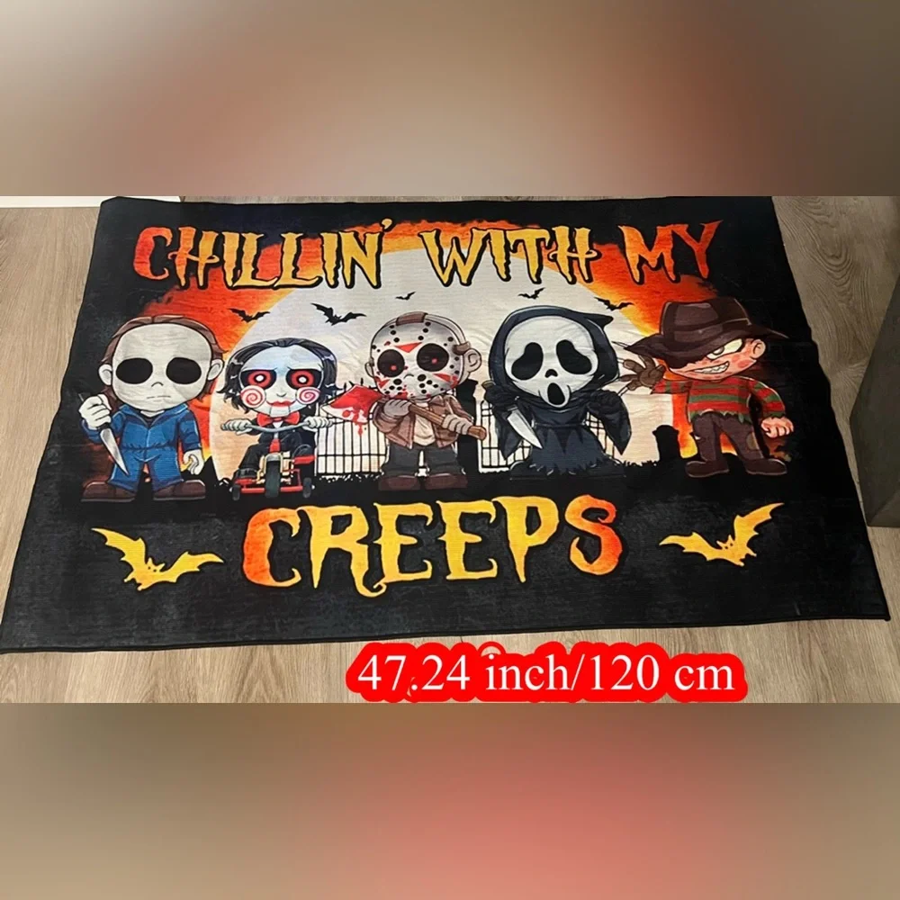 Halloween welcome doormat, indoors /outdoors